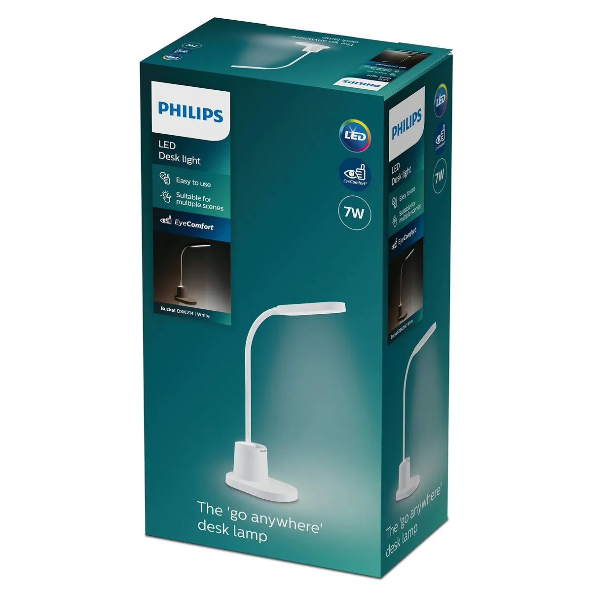 Lampada da tavolo Philips 8719514443792 Bianco Metallo Plastica 7 W 5 V