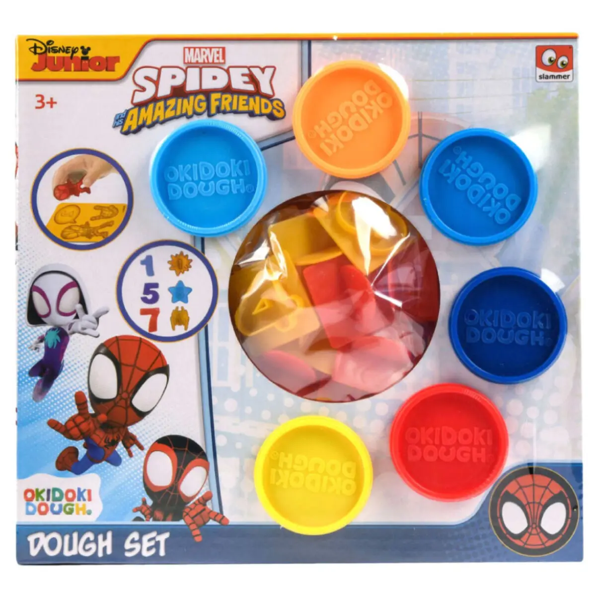 Set Attività Manuali Spidey Stampini per plastilina Plastilina