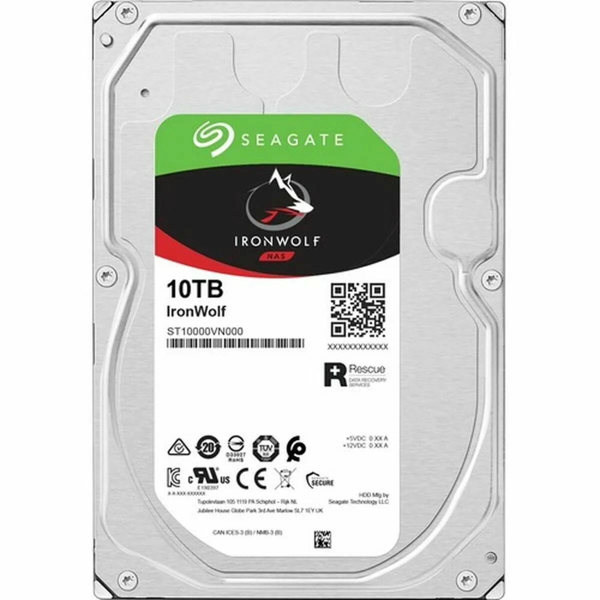 Hard Disk Seagate IronWolf ST10000VN000 10 TB 7200 rpm 3,5"