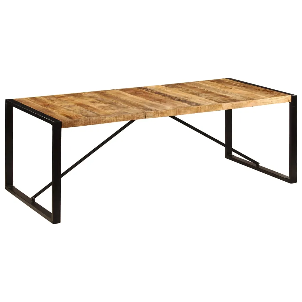 vidaXL Tavolo da Pranzo 220x100x75 cm in Legno Massello di Mango