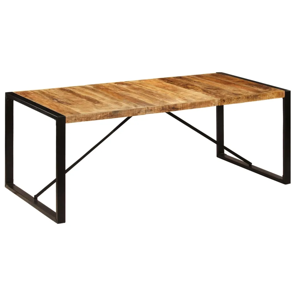 vidaXL Tavolo da Pranzo 200x100x75 cm in Legno Massello di Mango