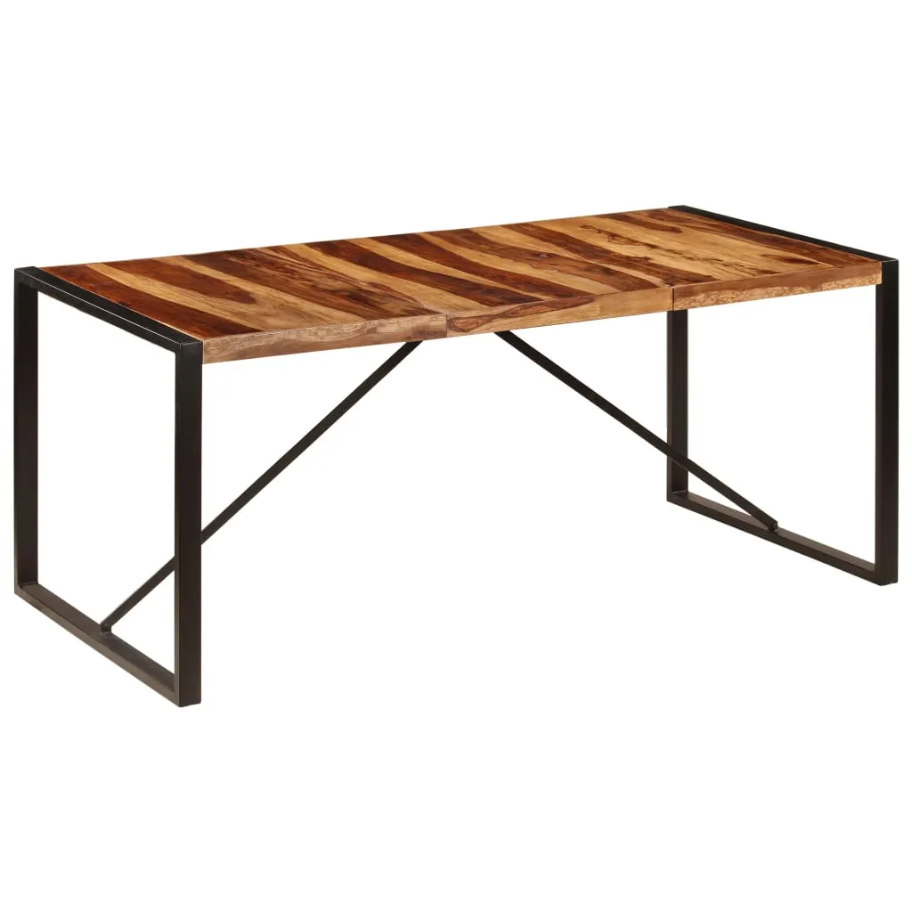 vidaXL Tavolo da Pranzo 180x90x75cm in Legno Massello di Sheesham