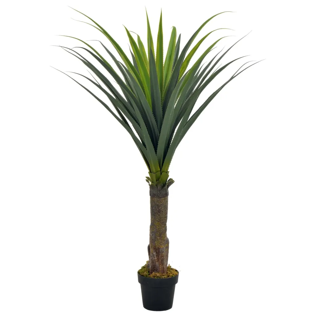 vidaXL Yucca Artificiale con Vaso Verde 145 cm