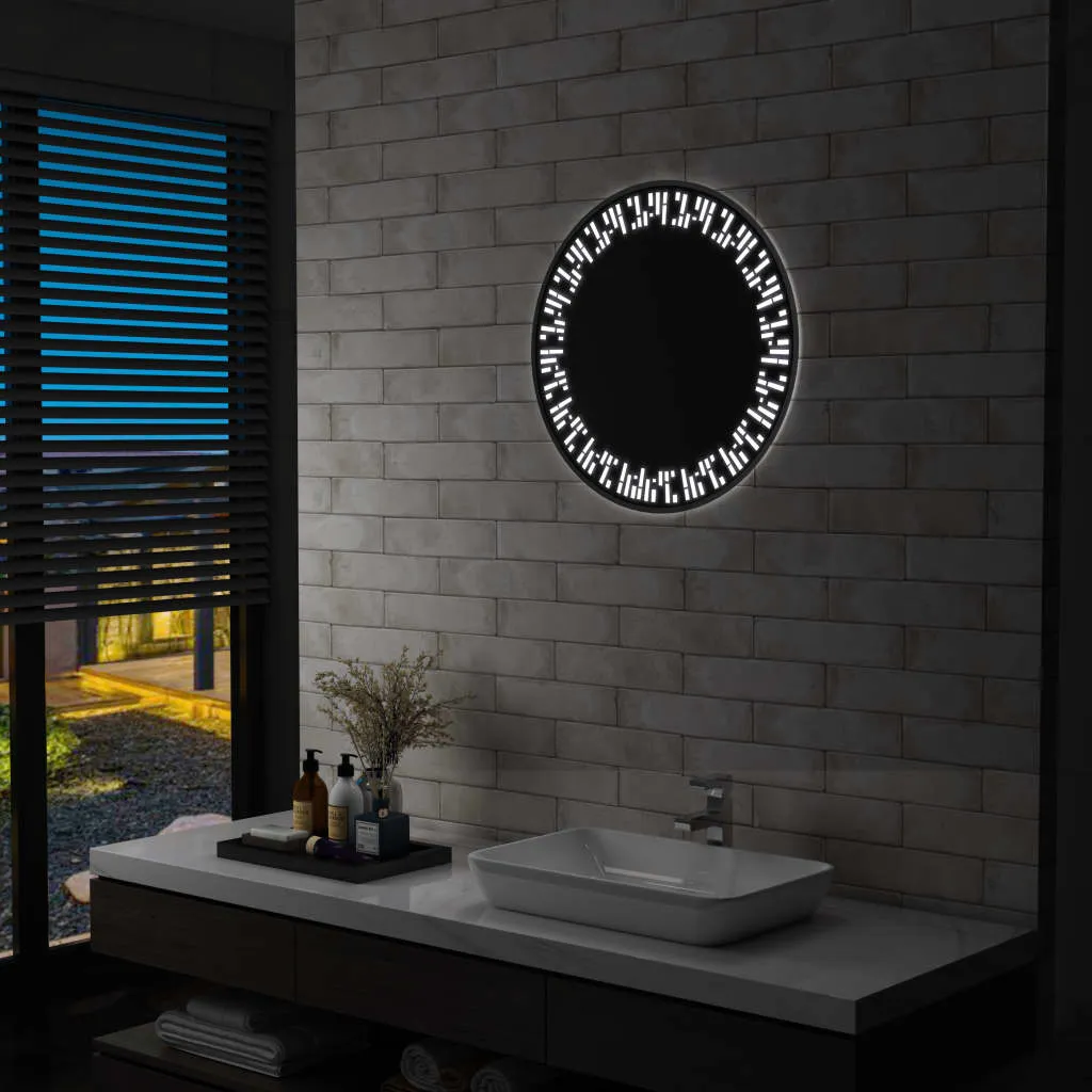 vidaXL Specchio a LED per Bagno 60 cm