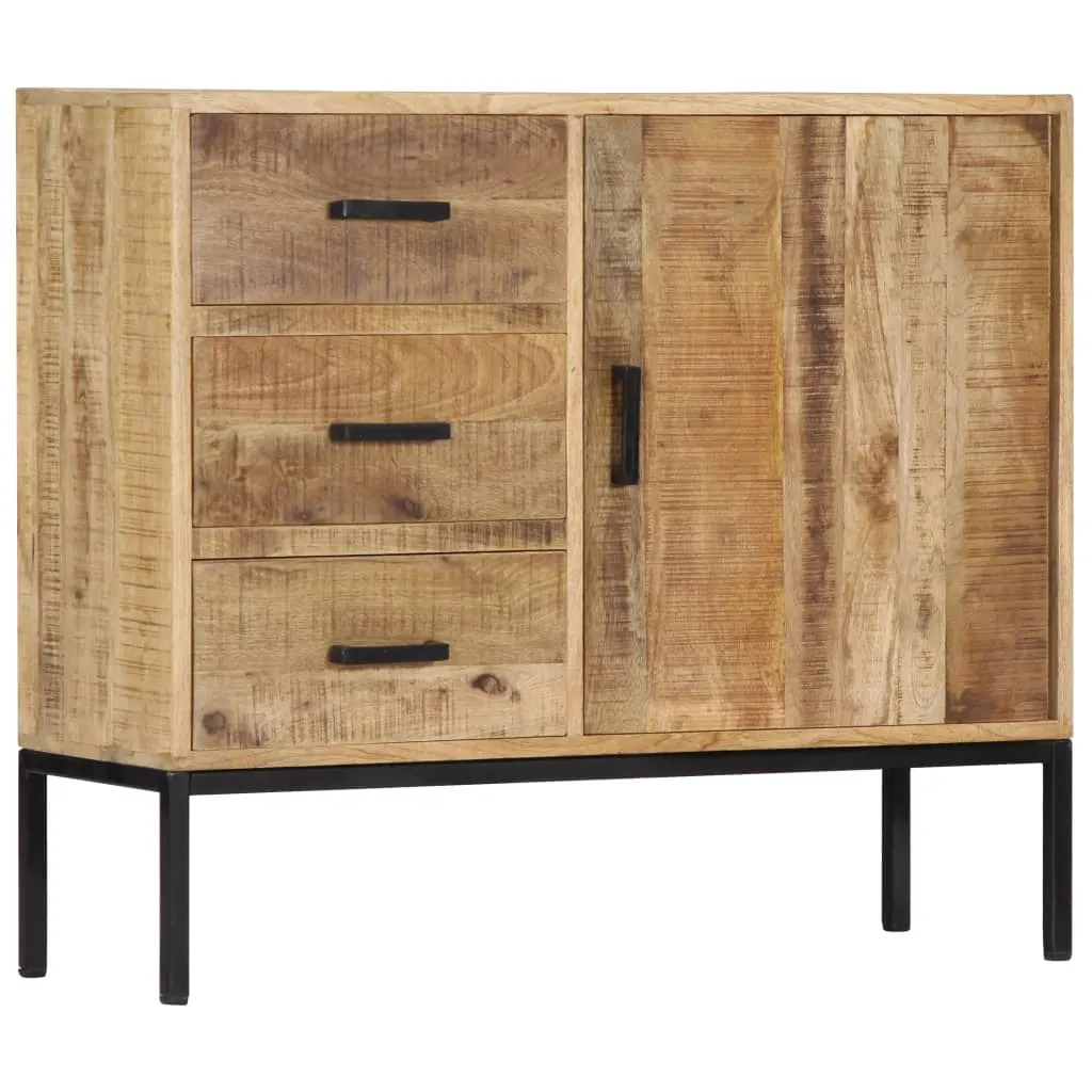 vidaXL Credenza 88x30x71 cm Legno Massello di Mango