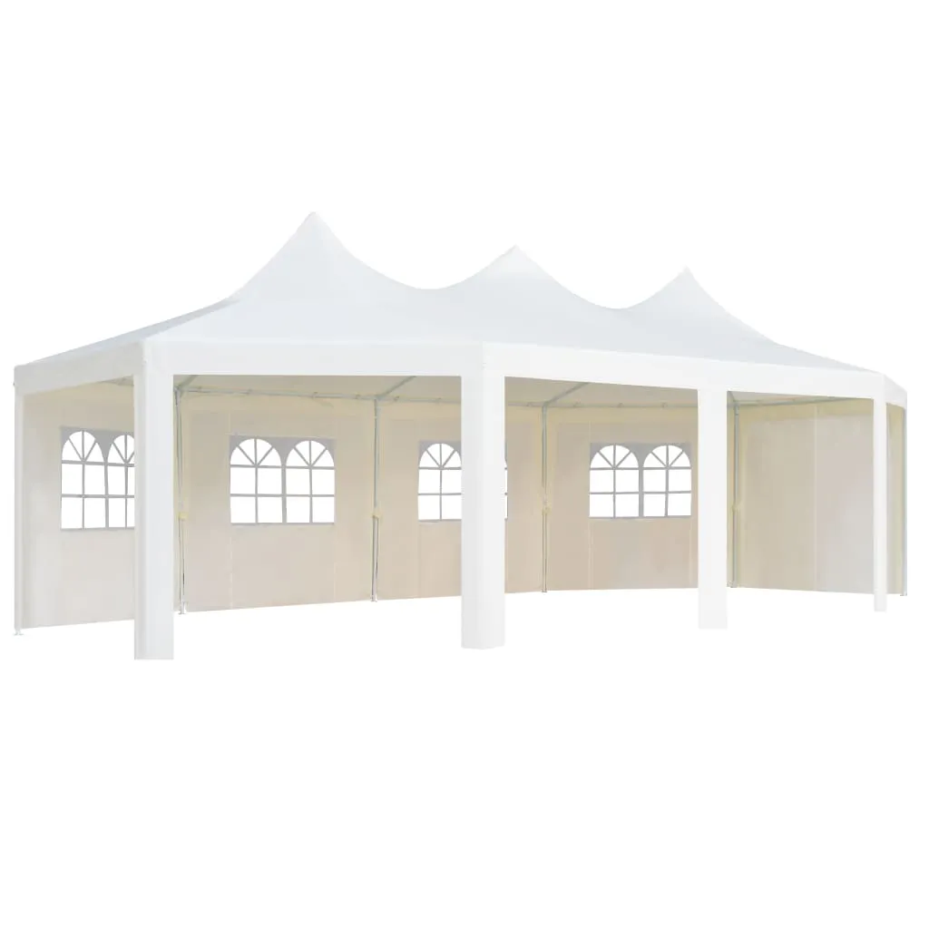 vidaXL Gazebo 834x448x320 cm Bianco