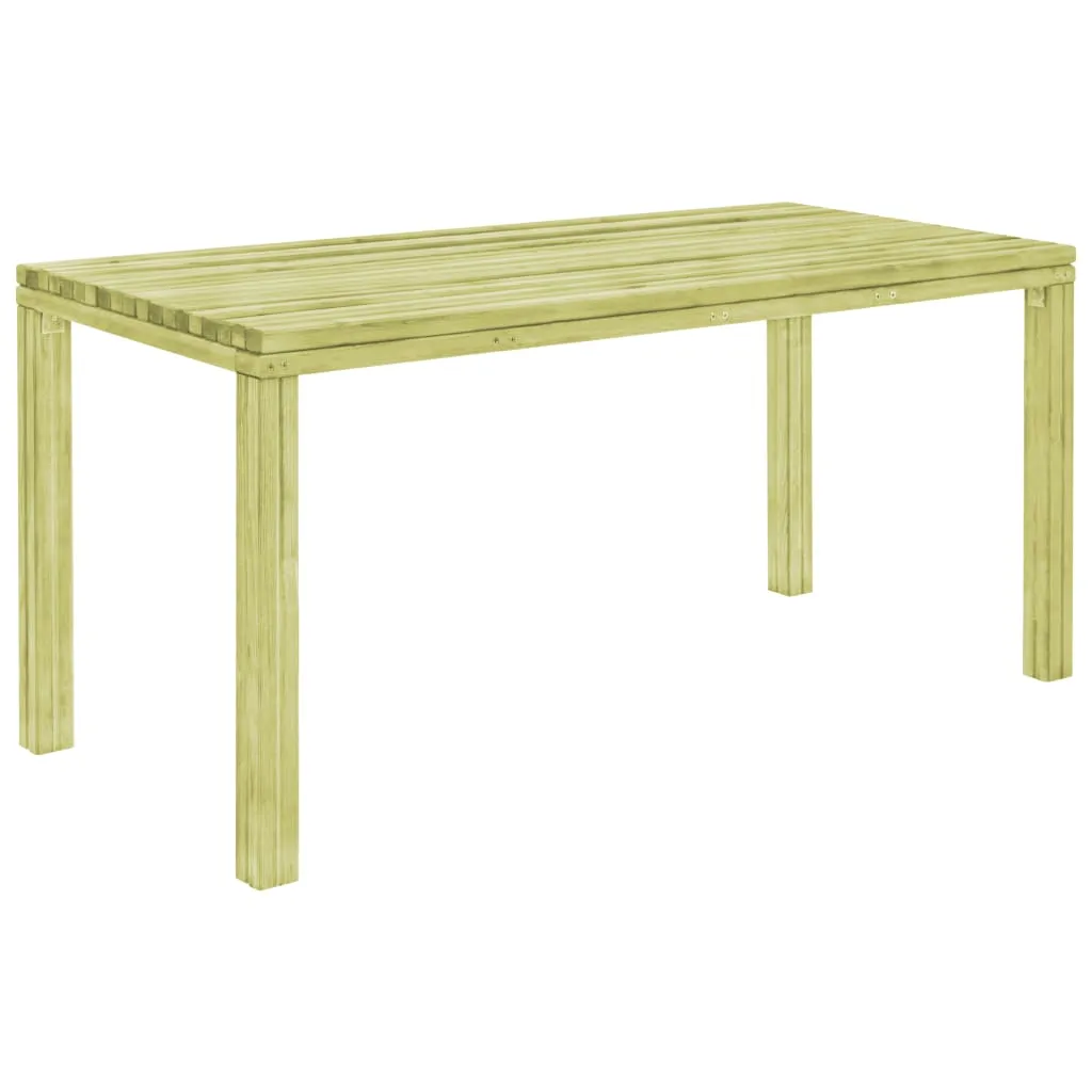 vidaXL Tavolo da Pranzo da Giardino 170x75,5x77 cm in Legno Impregnato