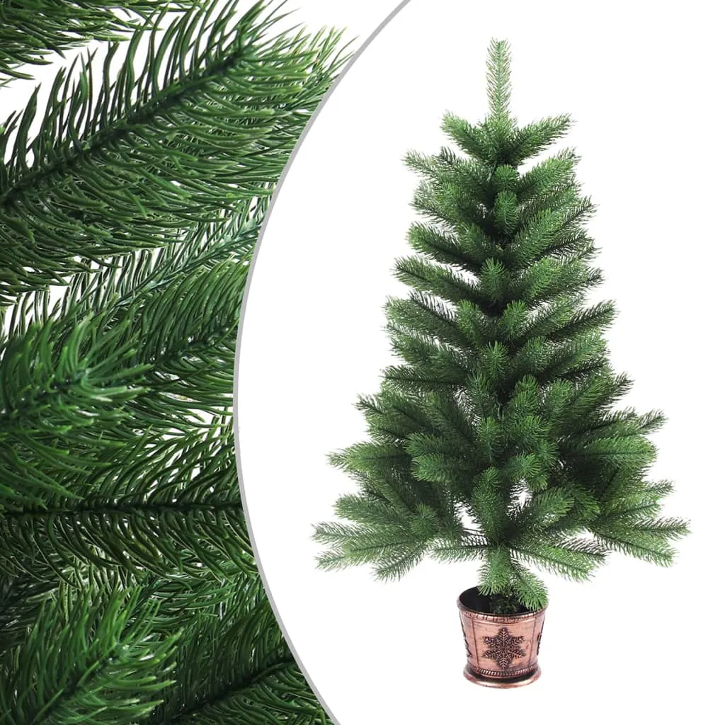 vidaXL Albero di Natale Artificiale Realistico con Punte 65 cm Verde