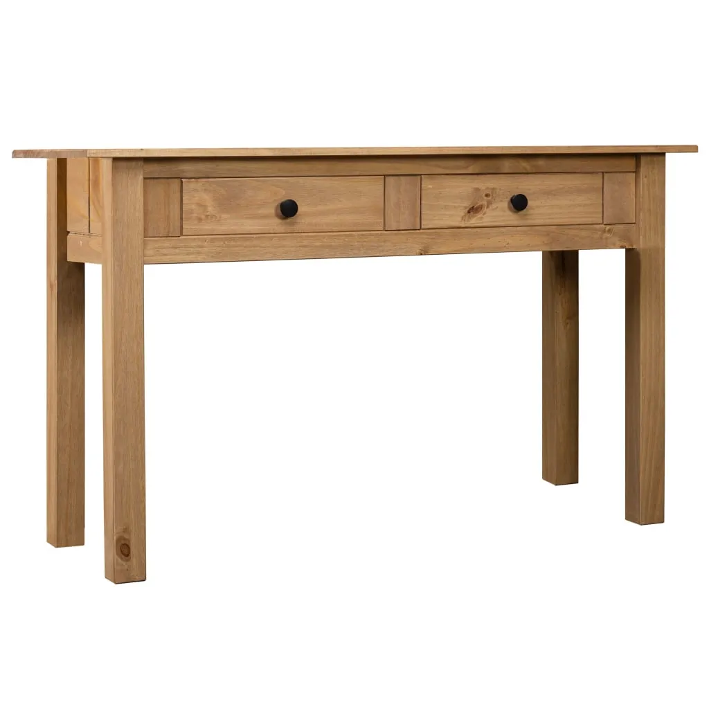 vidaXL Tavolo Consolle 110x40x72 cm Legno Massello Pino Panama Range