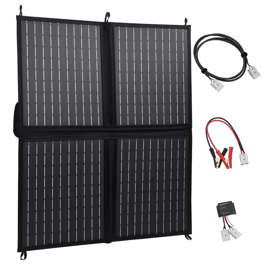 vidaXL Pannello Solare Carica Batteria Pieghevole 80W 12V