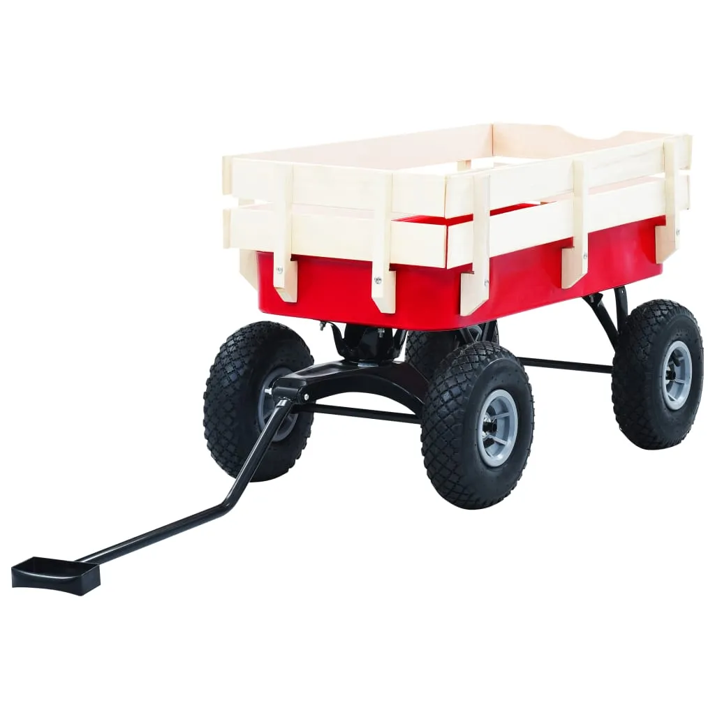 vidaXL Carrello a Mano 150 kg Rosso