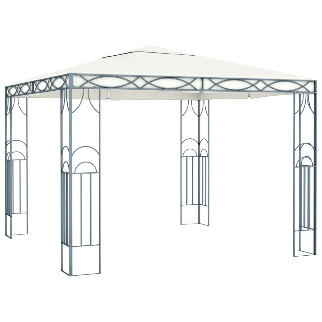 vidaXL Gazebo 300x300 cm Crema