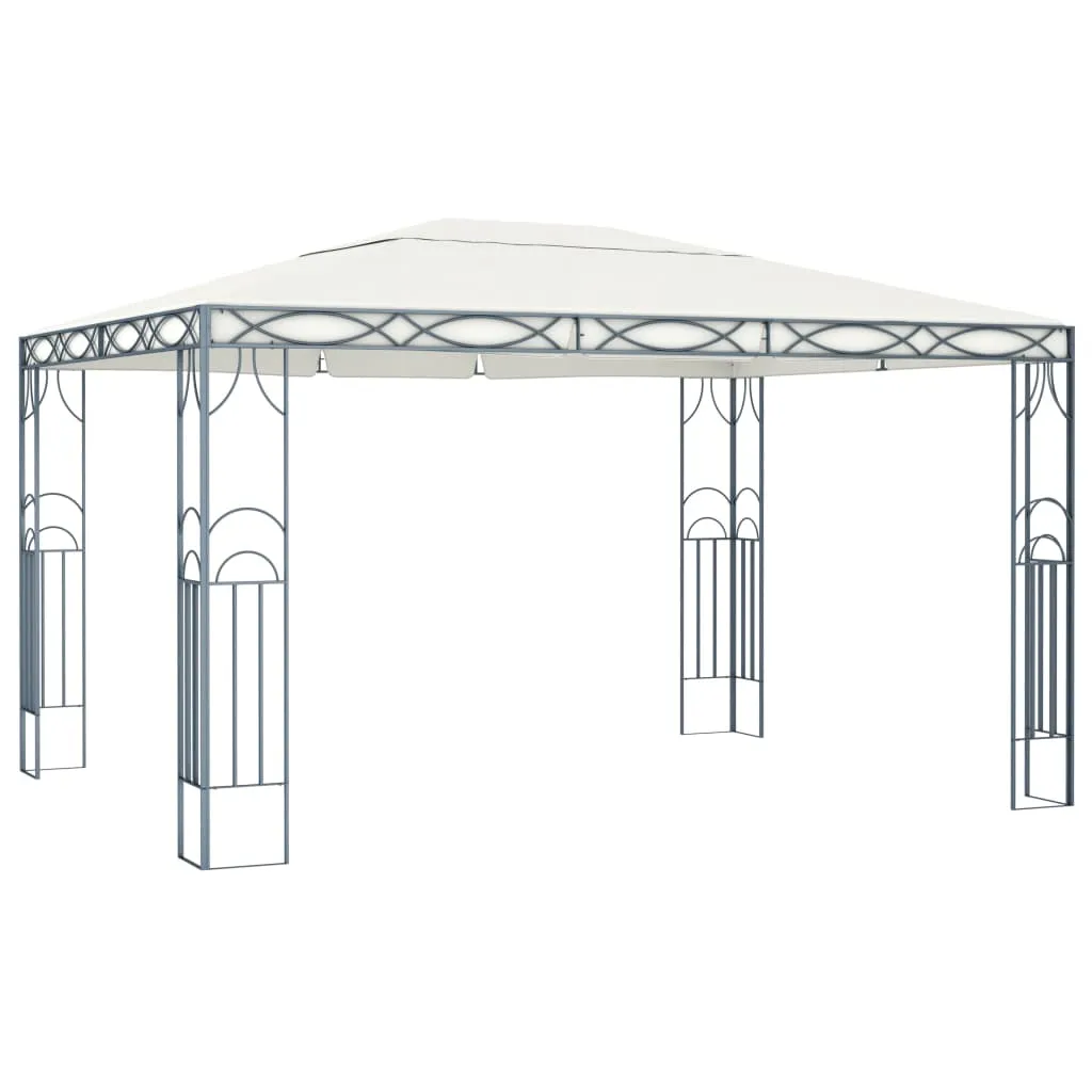 vidaXL Gazebo 400x300 cm Crema