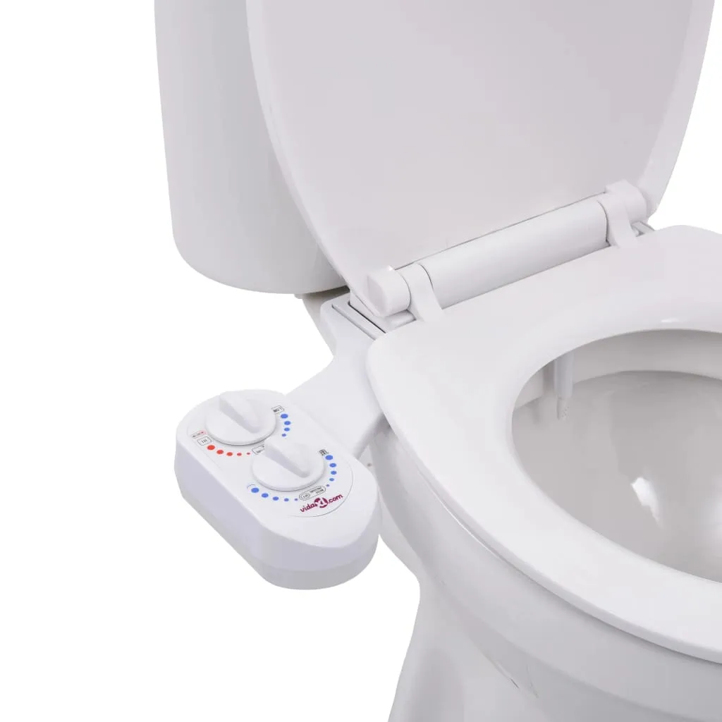 vidaXL Bidet Accessorio per WC Acqua Calda e Fredda a Ugello Singolo