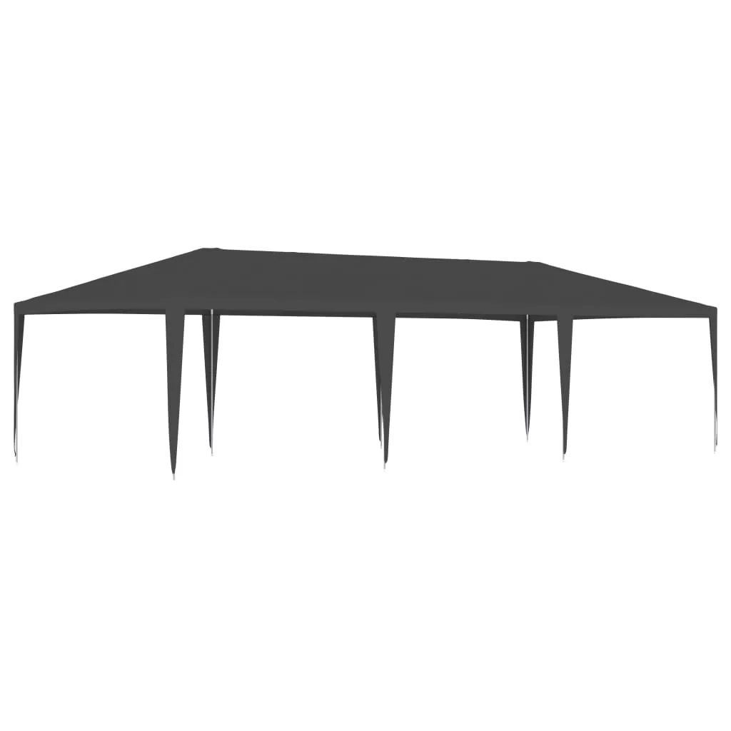 vidaXL Gazebo Professionale 4x9 m Antracite 90 g/m²