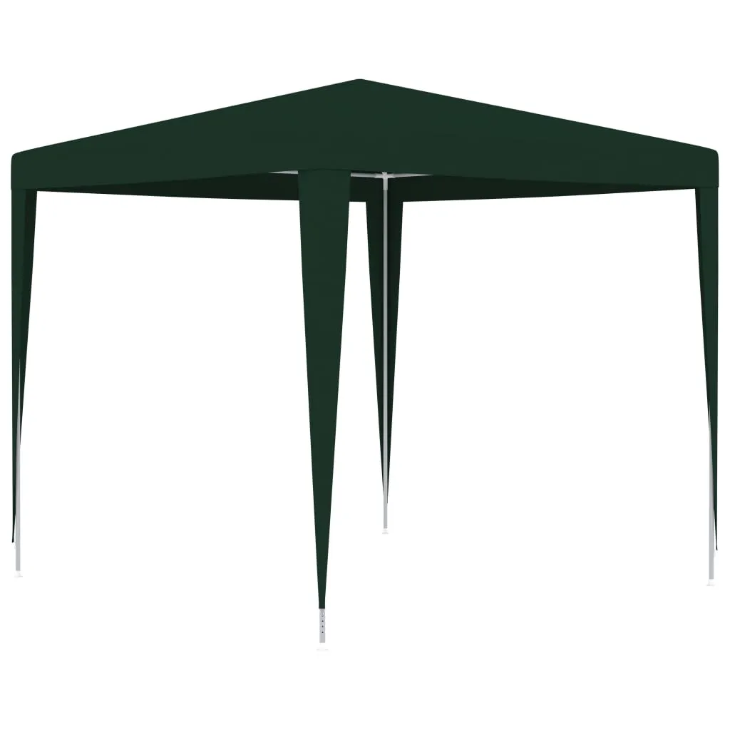 vidaXL Gazebo Professionale 2,5x2,5 m Verde 90 g/m²