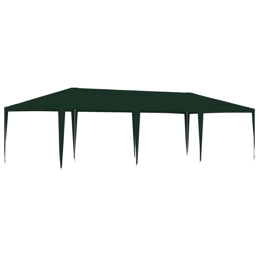 vidaXL Gazebo Professionale 4x9 m Verde 90 g/m²