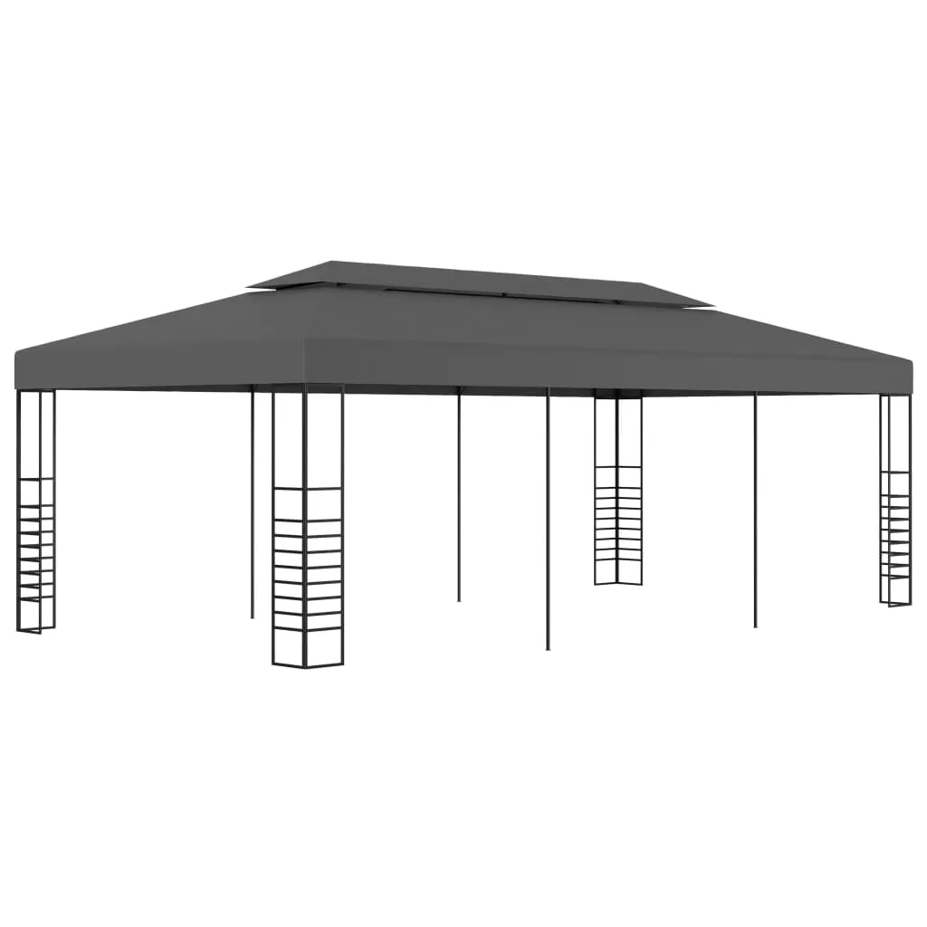 vidaXL Tenda Gazebo 3x6 m Antracite