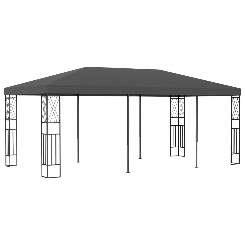 vidaXL Gazebo 3x6 m Antracite in Tessuto