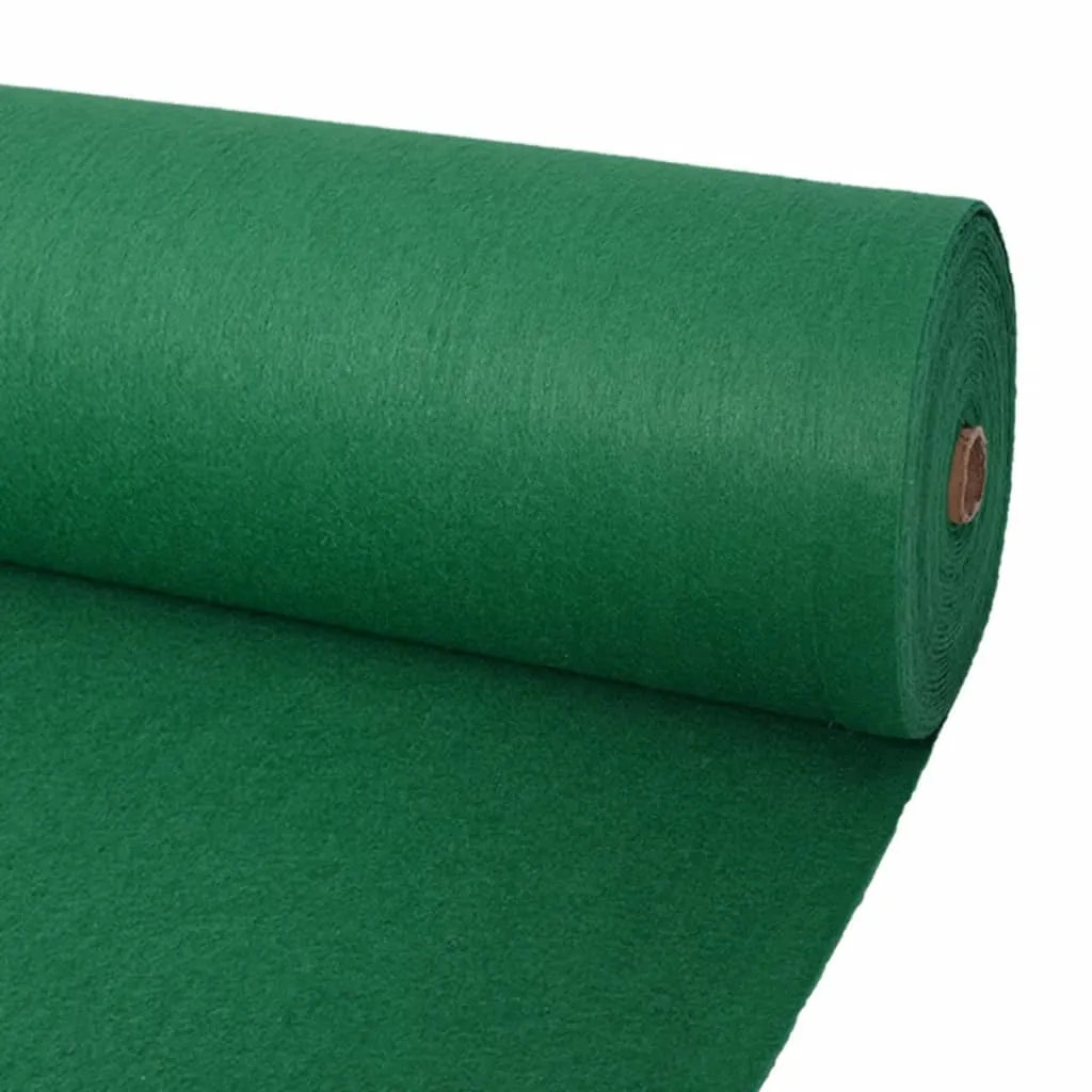 vidaXL Tappeto Piatto da Esposizione 1,2x12 m Verde