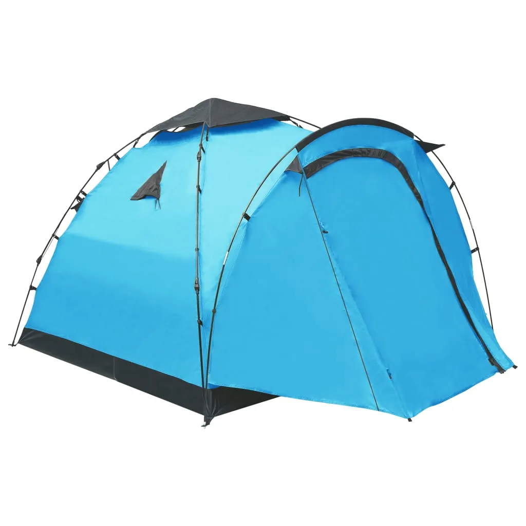 vidaXL Tenda da Campeggio Pop-Up 3 Persone Blu