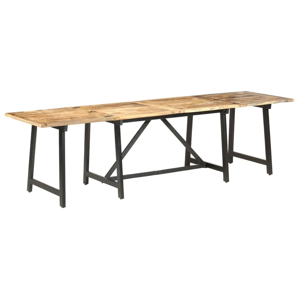 vidaXL Tavolo da Pranzo Estensibile 280x80x75 cm Legno Massello Mango