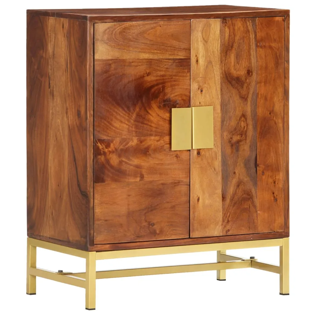 vidaXL Credenza 60x35x75 cm in Legno Massello di Acacia