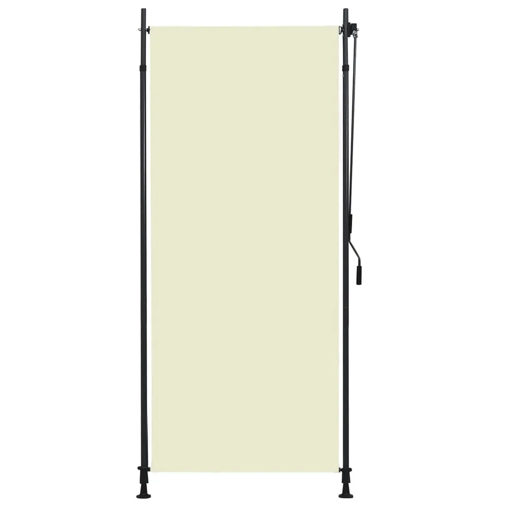 vidaXL Tenda a Rullo per Esterni 100x270 cm Crema