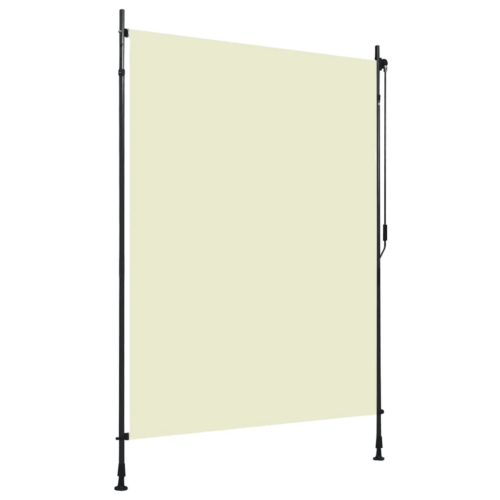 vidaXL Tenda a Rullo per Esterni 150x270 cm Crema