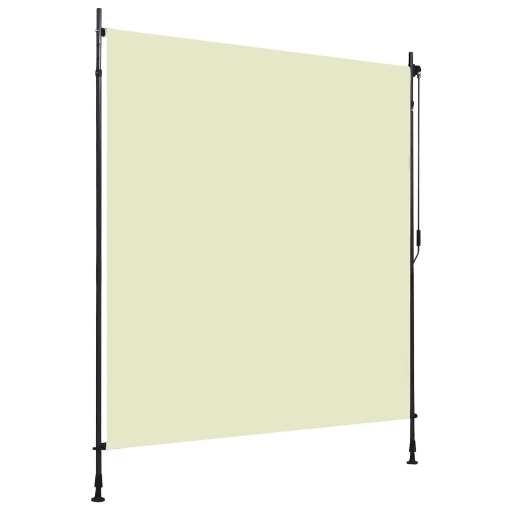 vidaXL Tenda a Rullo per Esterni 200x270 cm Crema