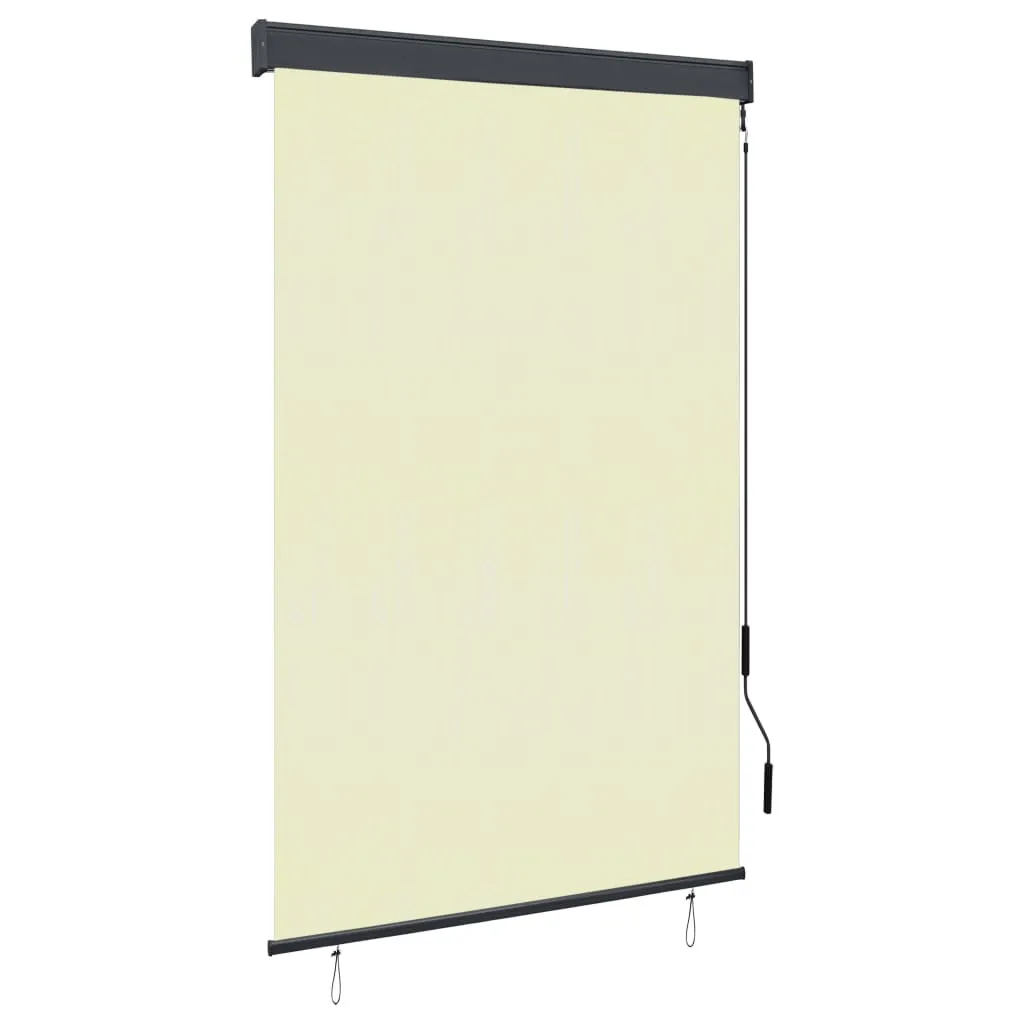 vidaXL Tenda a Rullo per Esterni 120x250 cm Crema