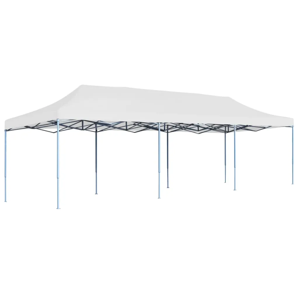 vidaXL Tenda Pieghevole Pop-Up 3x9 m Bianca