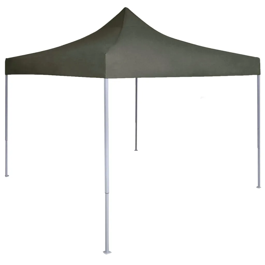 vidaXL Gazebo Professionale Pieghevole 2x2m in Acciaio Antracite