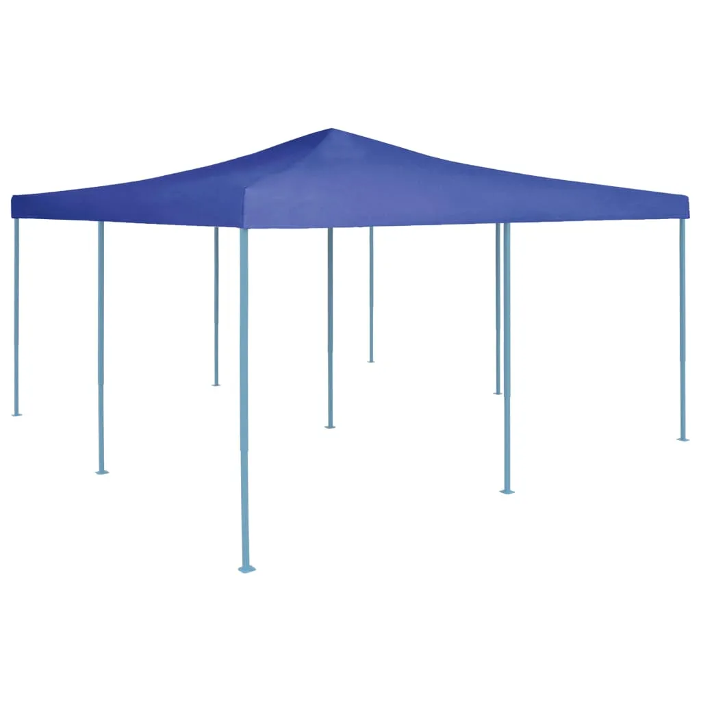 vidaXL Gazebo Pieghevole 5x5 m Blu