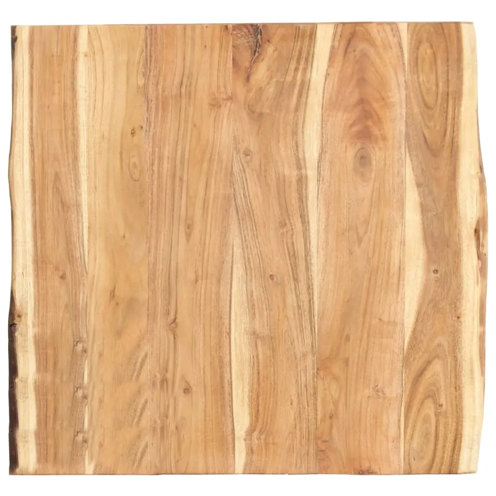 vidaXL Piano del Tavolo in Legno Massello di Acacia 58x(50-60)x3,8 cm