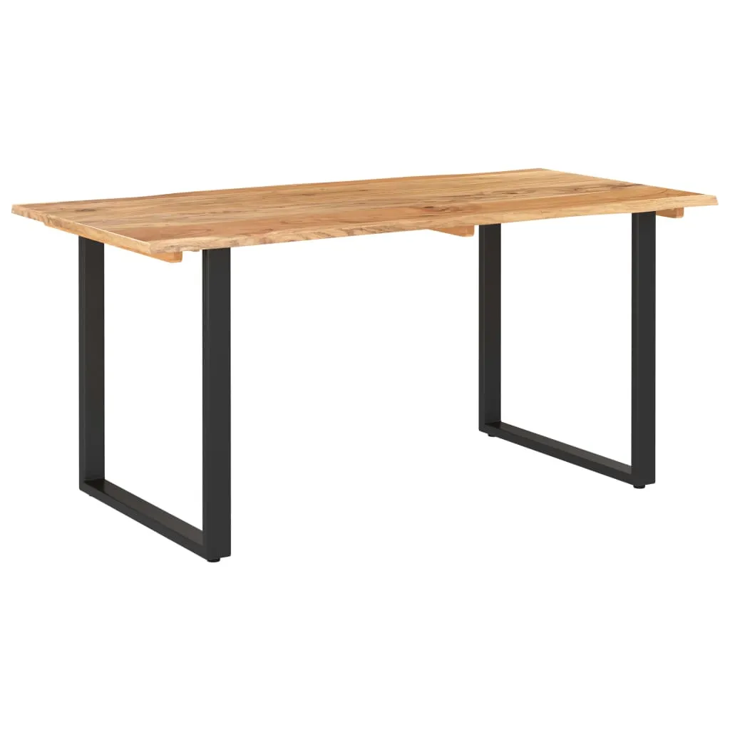 vidaXL Tavolo da Pranzo 154x80x76 cm in Legno Massello di Acacia