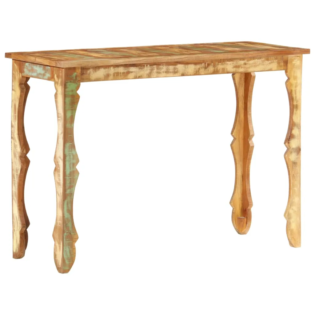 vidaXL Tavolo Consolle 110x40x76 cm in Legno Massello di Recupero