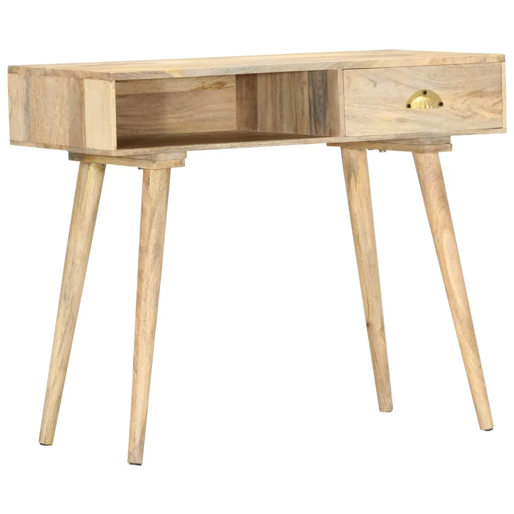 vidaXL Tavolo Consolle 90x45x75 cm in Legno Massello di Mango