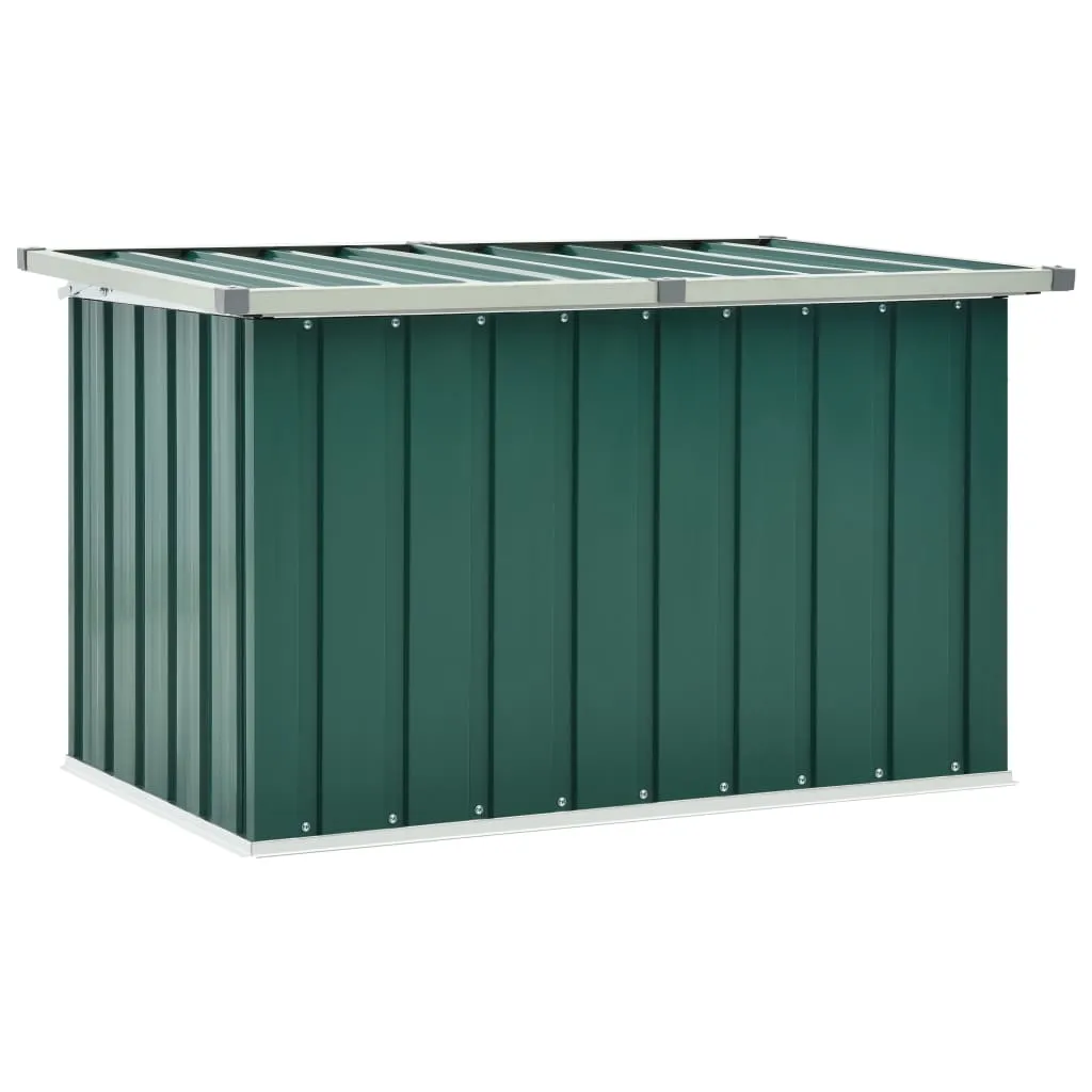 vidaXL Baule da Giardino Verde 109x67x65 cm