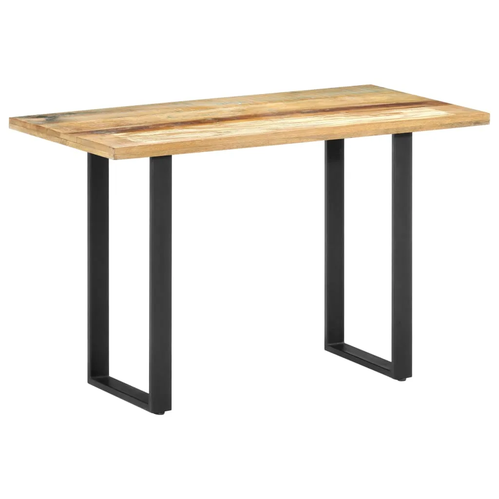 vidaXL Tavolo da Pranzo 120x60x76 cm in Legno Massello di Recupero