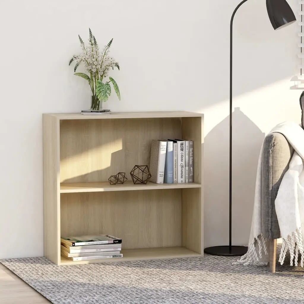 Libreria Rovere Sonoma 80x30x76,5 cm in Legno Multistrato