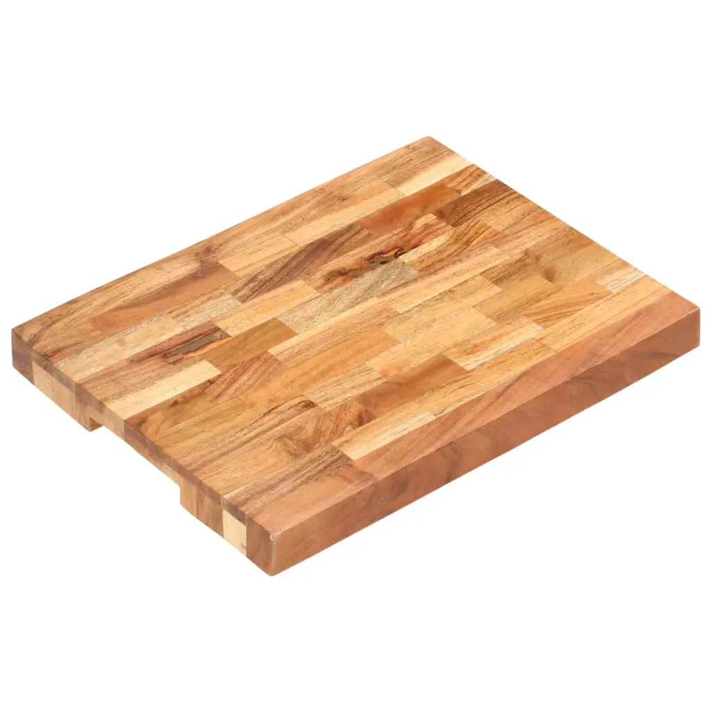 vidaXL Tagliere 40x30x4 cm in Legno Massello di Acacia