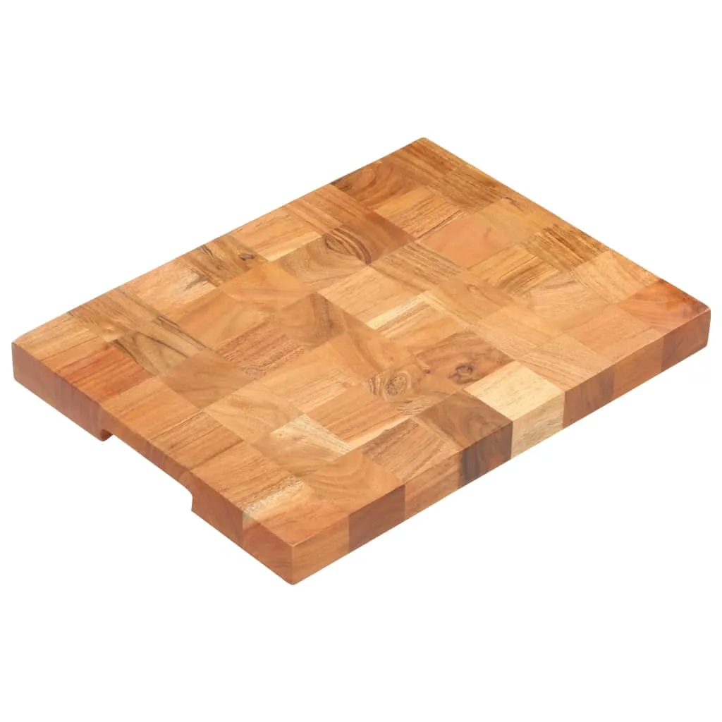 vidaXL Tagliere 40x30x3,8 cm in Legno Massello di Acacia