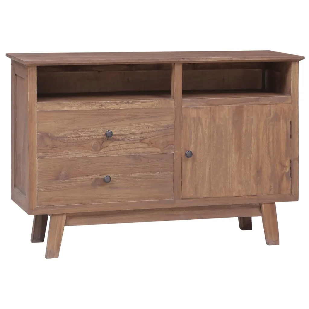 vidaXL Credenza 100x30x68 cm in Legno Massello di Teak