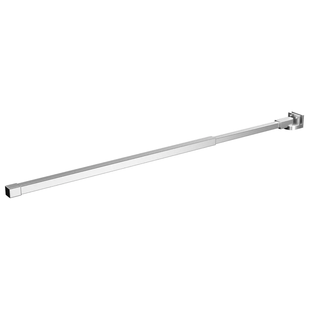 vidaXL Braccio di Supporto per Doccia in Acciaio Inox 70-120 cm