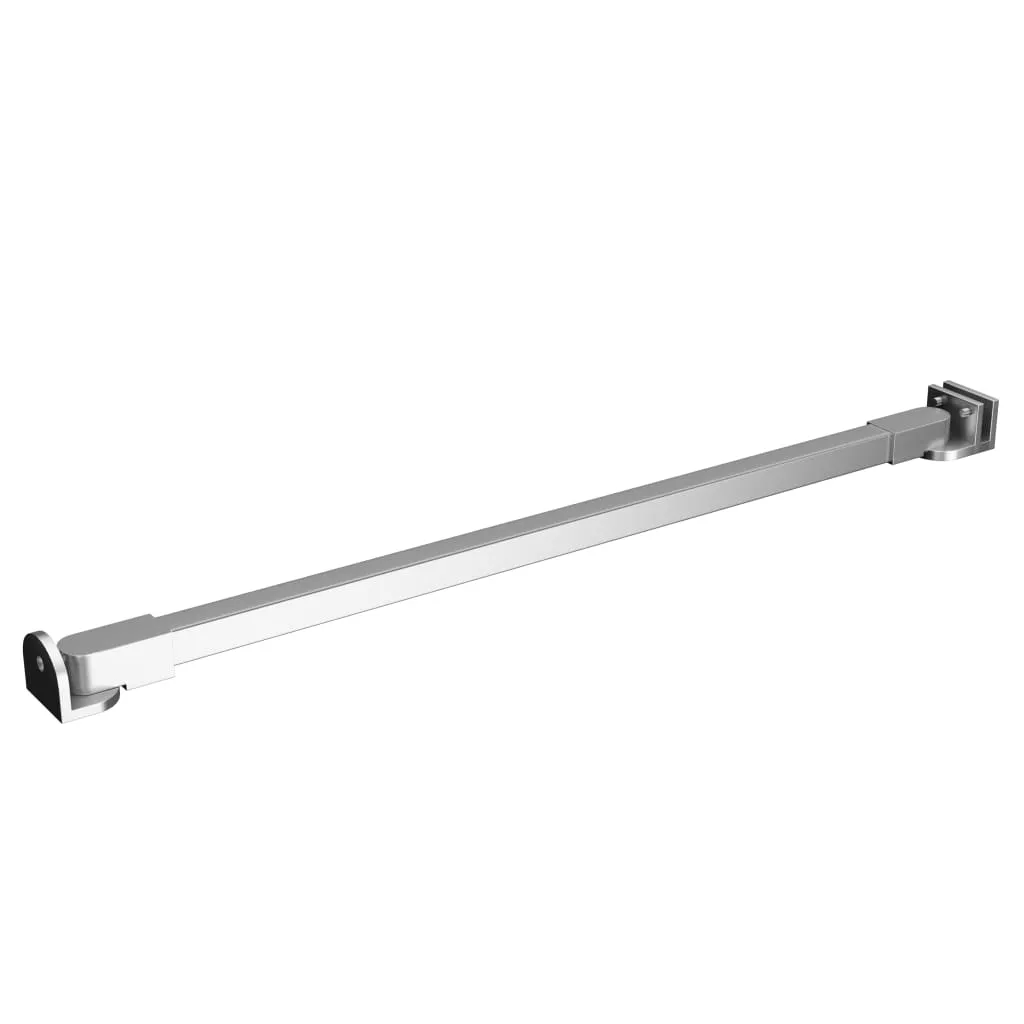 vidaXL Braccio di Supporto per Doccia in Acciaio Inox 47,5 cm