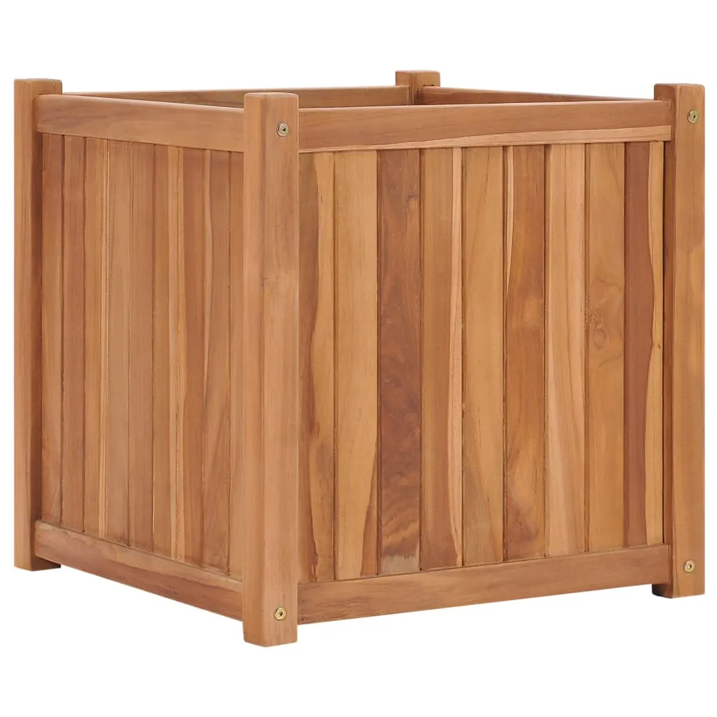 vidaXL Letto Rialzato 50x50x50 cm in Legno Massello di Teak