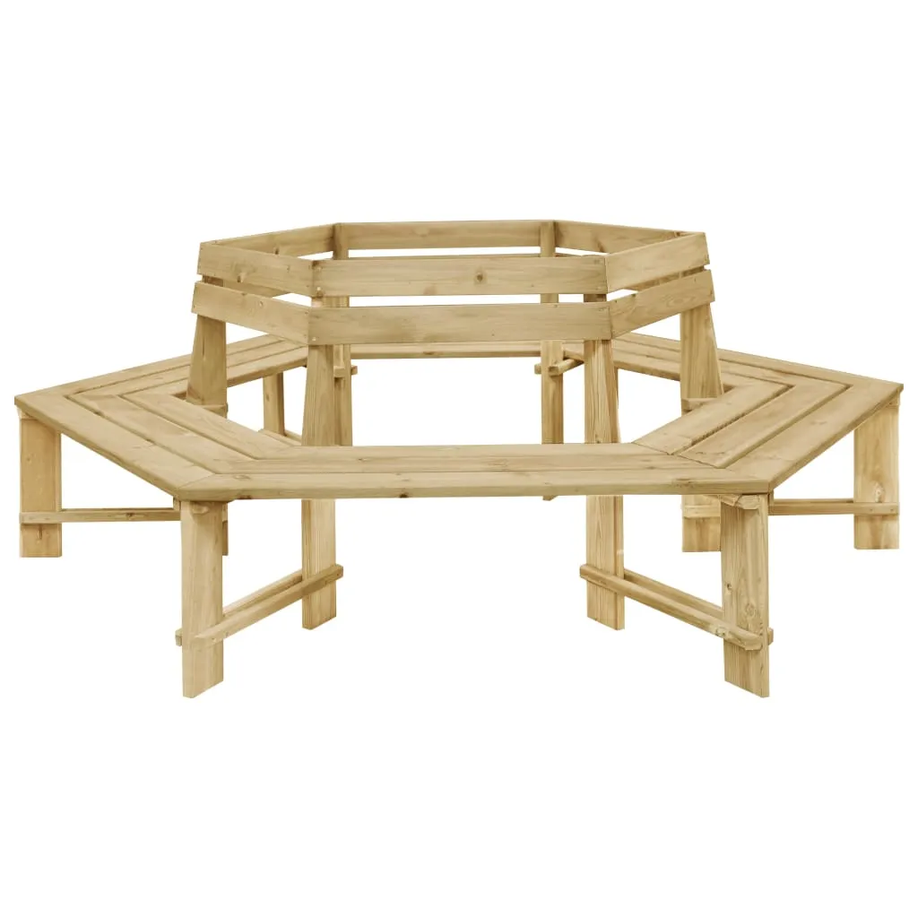 vidaXL Panchina da Giardino 240 cm in Legno di Pino Impregnato