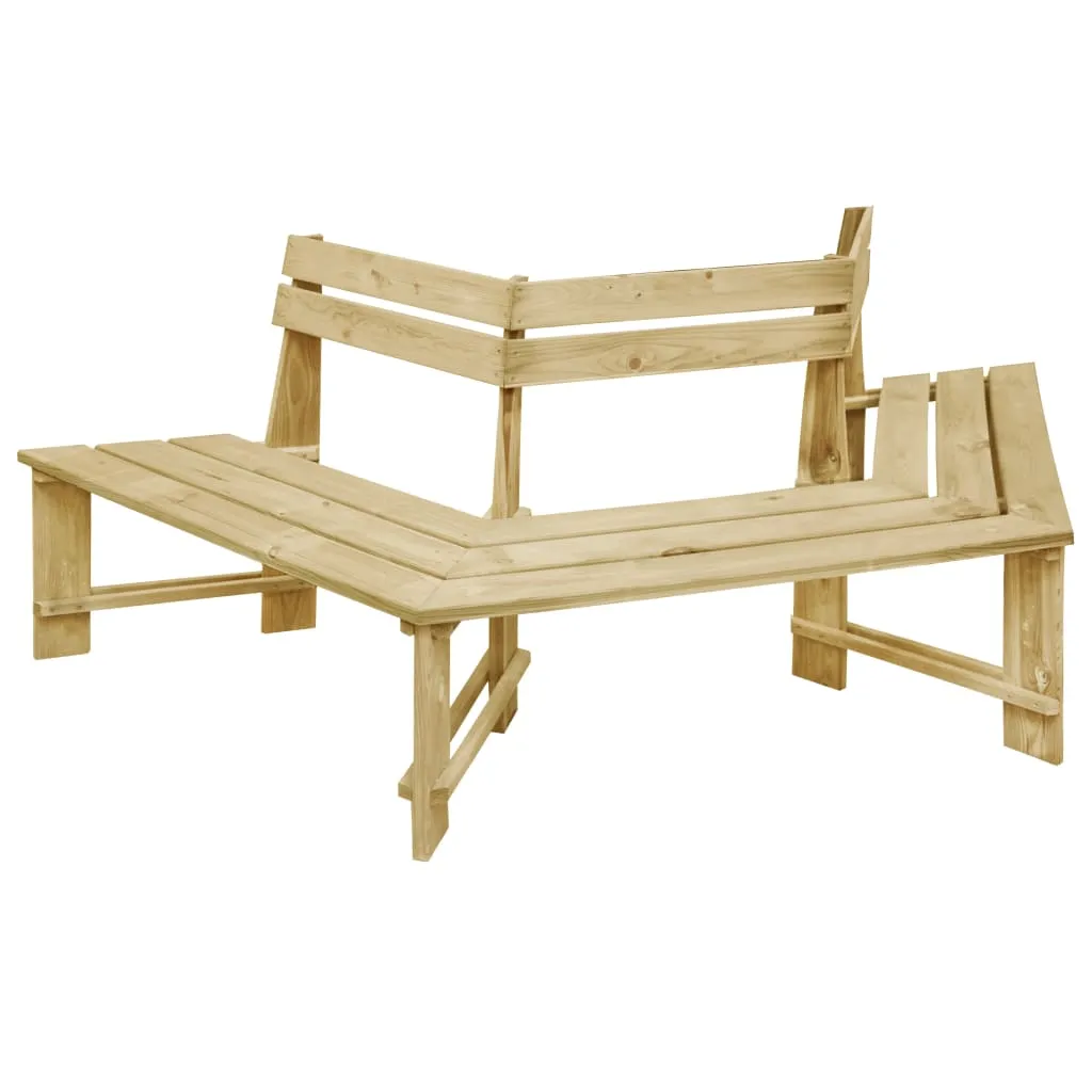 vidaXL Panchina da Giardino 240 cm in Legno di Pino Impregnato