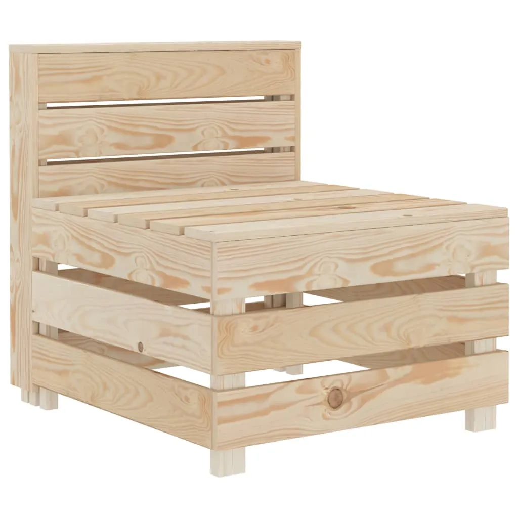 vidaXL Divano da Giardino su Pallet in Legno